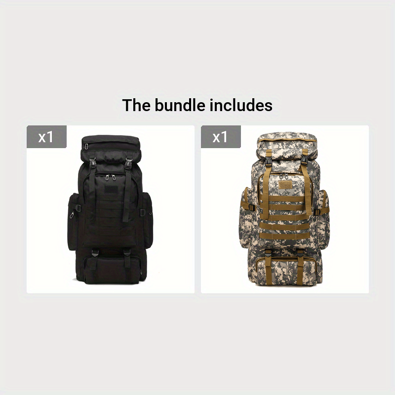 1pc Outdoor Backpack for Camping and Hiking Travel Backpack Mens Backpacks -Great Gift Idea