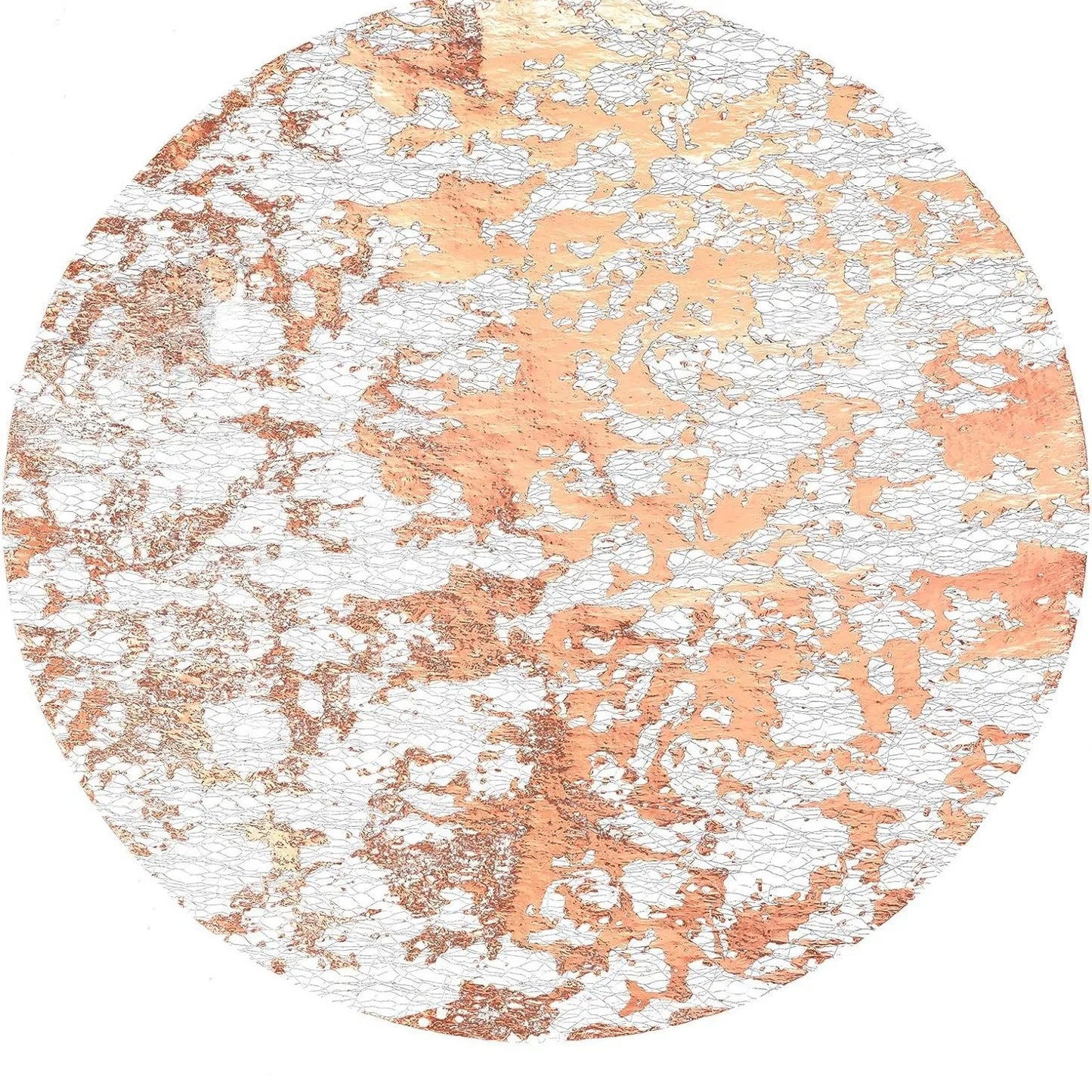 20/100PCS Metallic Foil Placemats 33cm Round Super Thin Disposable Glitter Gold Table Mats For Wedding Birthday Party Home Decor