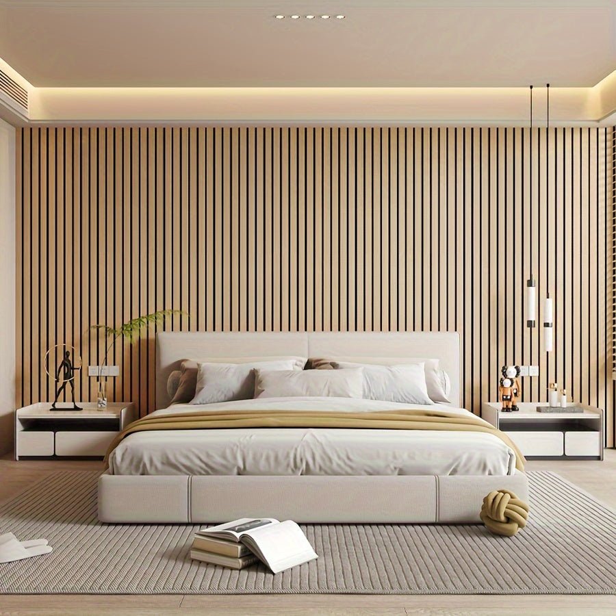 Wall Panels Wood Effect Self Adhesive 3D Peel Stick Decor