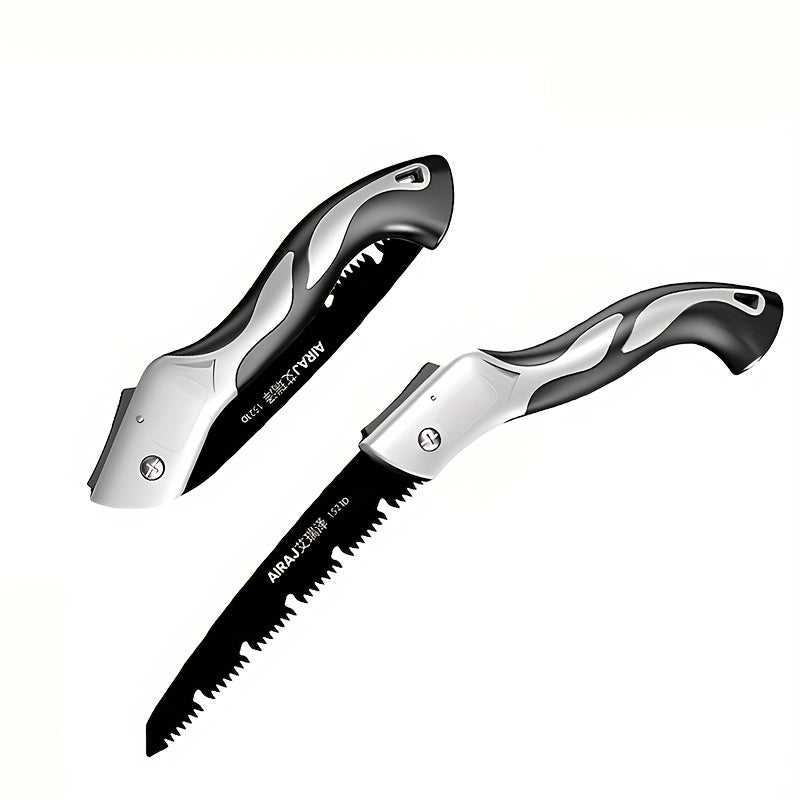 AIRAJ Industrial-Grade Folding Saw, a Manual Cutting Tool with a Non-Slip Durable Handle, Suitable for Outdoor Use, Available in Three Specifications, No Batteries Required