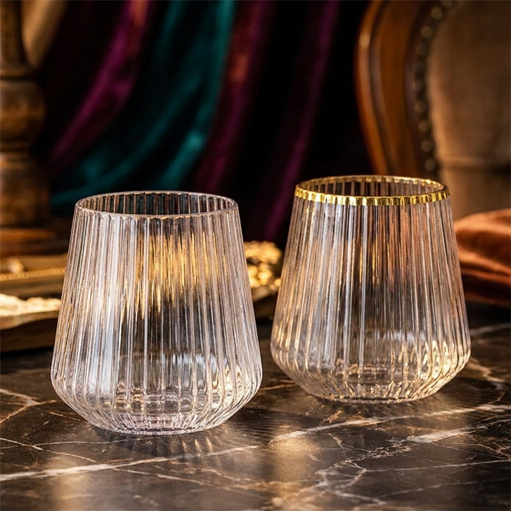 Luminous Wine Plastic Glasses in Shatterproof PET