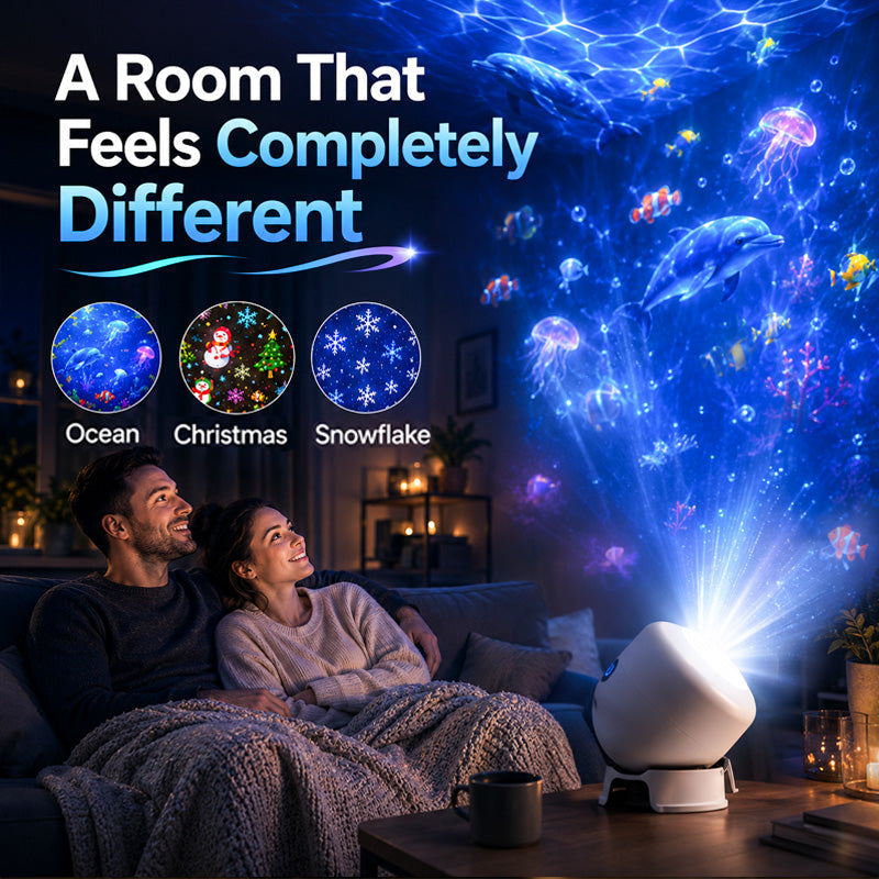 Vodlans™ Dynamic Rotating LED Projector Light