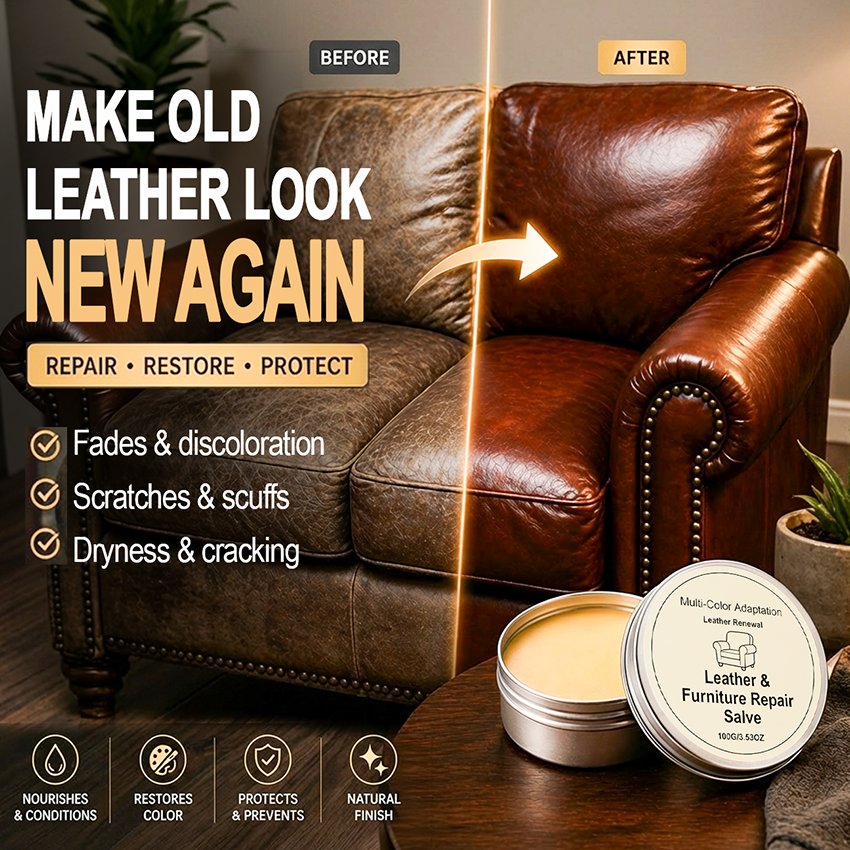 Vodlans™ Leather Repair & Restore Balm – Make Old Leather Look New Again