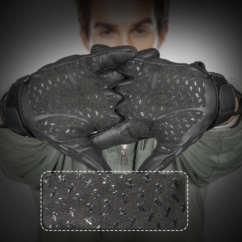 Men'S Hard Shell Protective Gloves, Touch Screen Tactical Gloves, Suitable for Outdoor Sports, Climbing, Hiking, Men And Women, Summer Winter