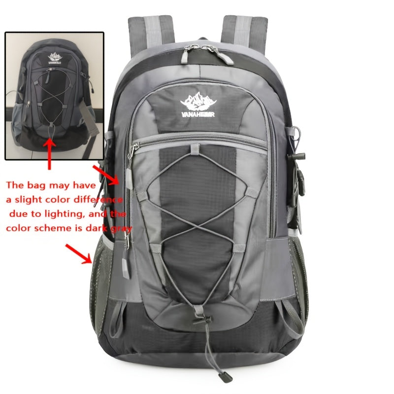Multi Functional Outdoor Moutaineering Bag, Lightweight Travel Hiking Luggage Storage Backpack, Can Fix Hiking Poles, The Bag May Have a Slight Color Difference Due to Lighting