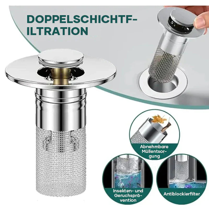 DrainGuard - Hält Ihre Abflüsse sauber und frisch | 1+1 GRATIS