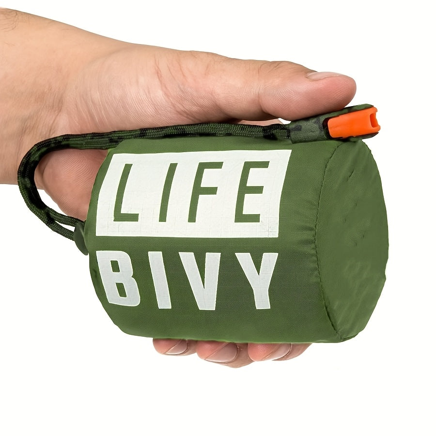 1/2pcs Emergency Sleeping Bag, Survival Bivy Sack, Emergency Blanket, Survival Gear for Outdoor Hiking Camping