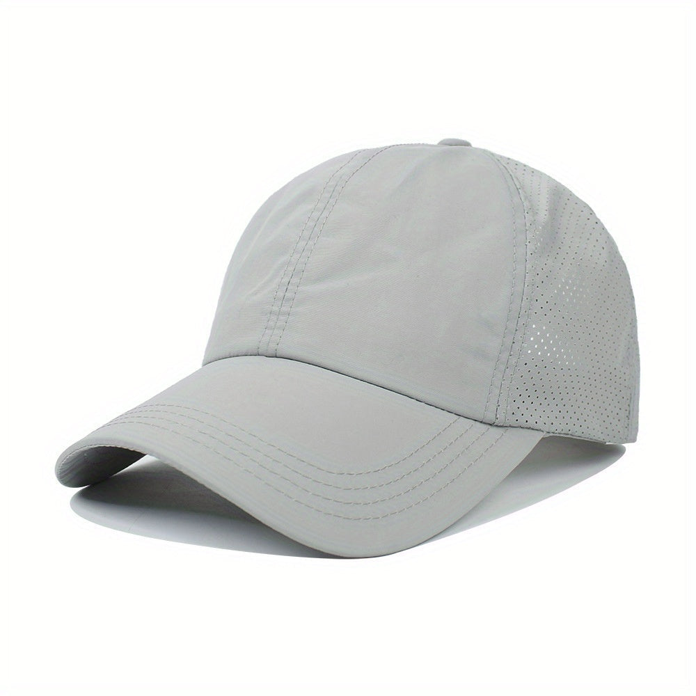 1X Summer Quick-Dry Men'S Ponytail Baseball Cap, Hat, Women'S Sports Cap, Camping Hat