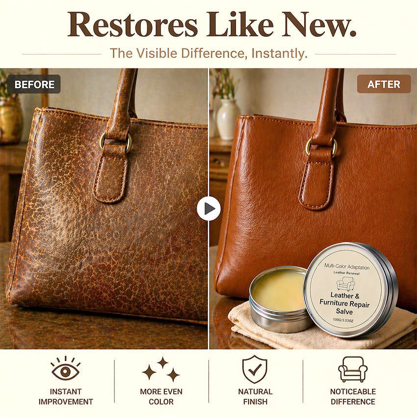Vodlans™ Leather Repair & Restore Balm – Make Old Leather Look New Again