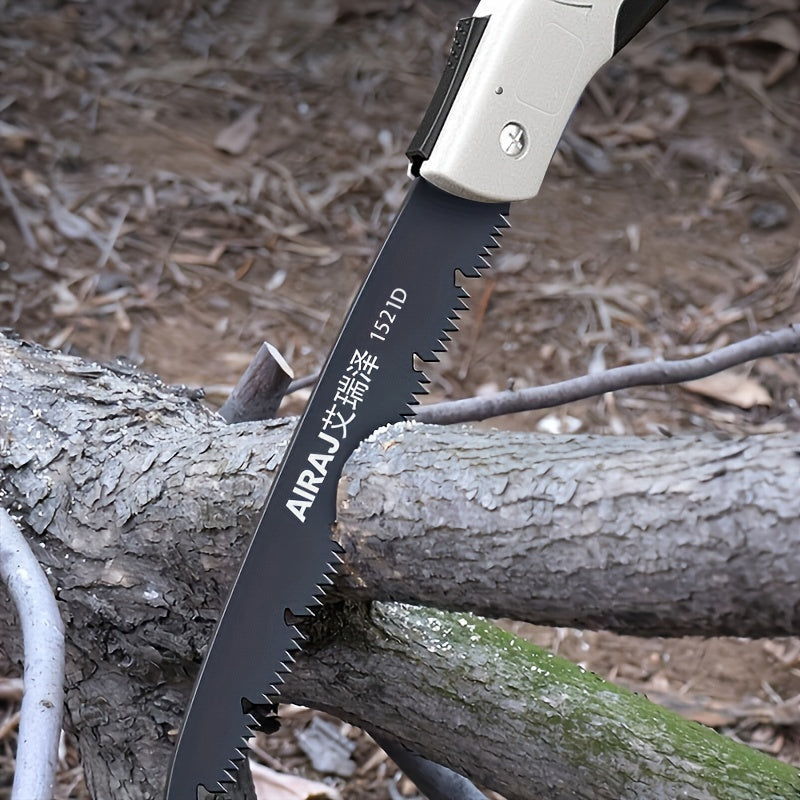AIRAJ Industrial-Grade Folding Saw, a Manual Cutting Tool with a Non-Slip Durable Handle, Suitable for Outdoor Use, Available in Three Specifications, No Batteries Required