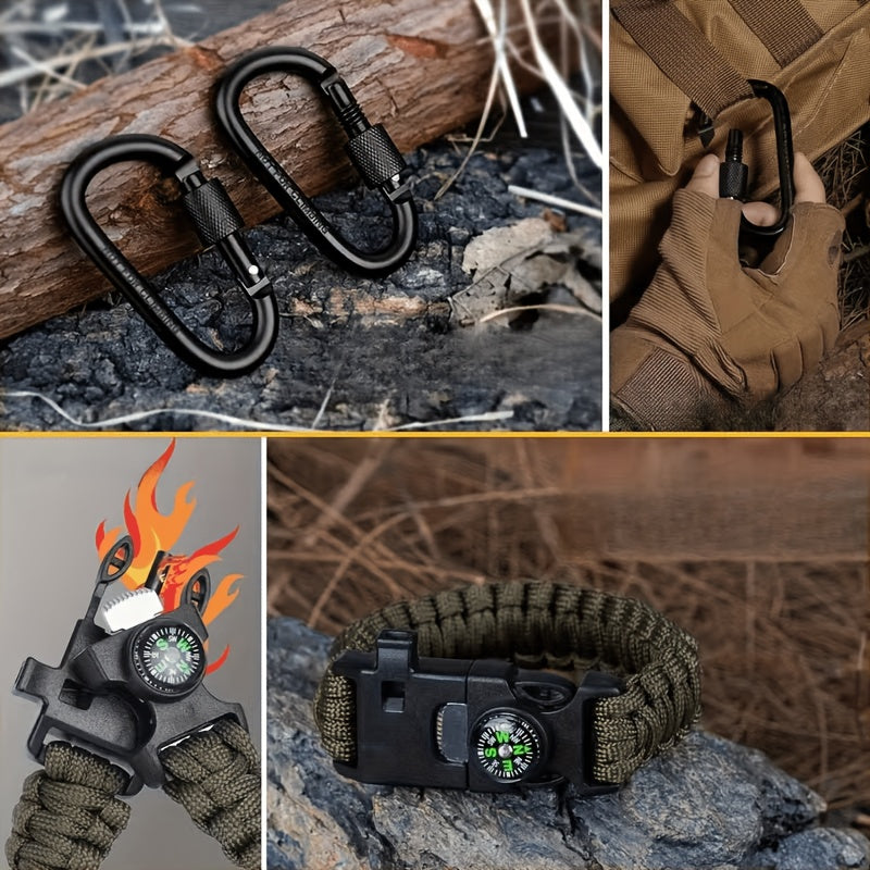 Versatile Outdoor Emergency Kit]Compatible with MOLLE System, This Survival First Aid Set Is a Must-Have for Camping, Hunting, Hiking, And Fishing. A Universal Emergency Gear Suitable for Both Men And Women, It Makes a Practical Gift Option