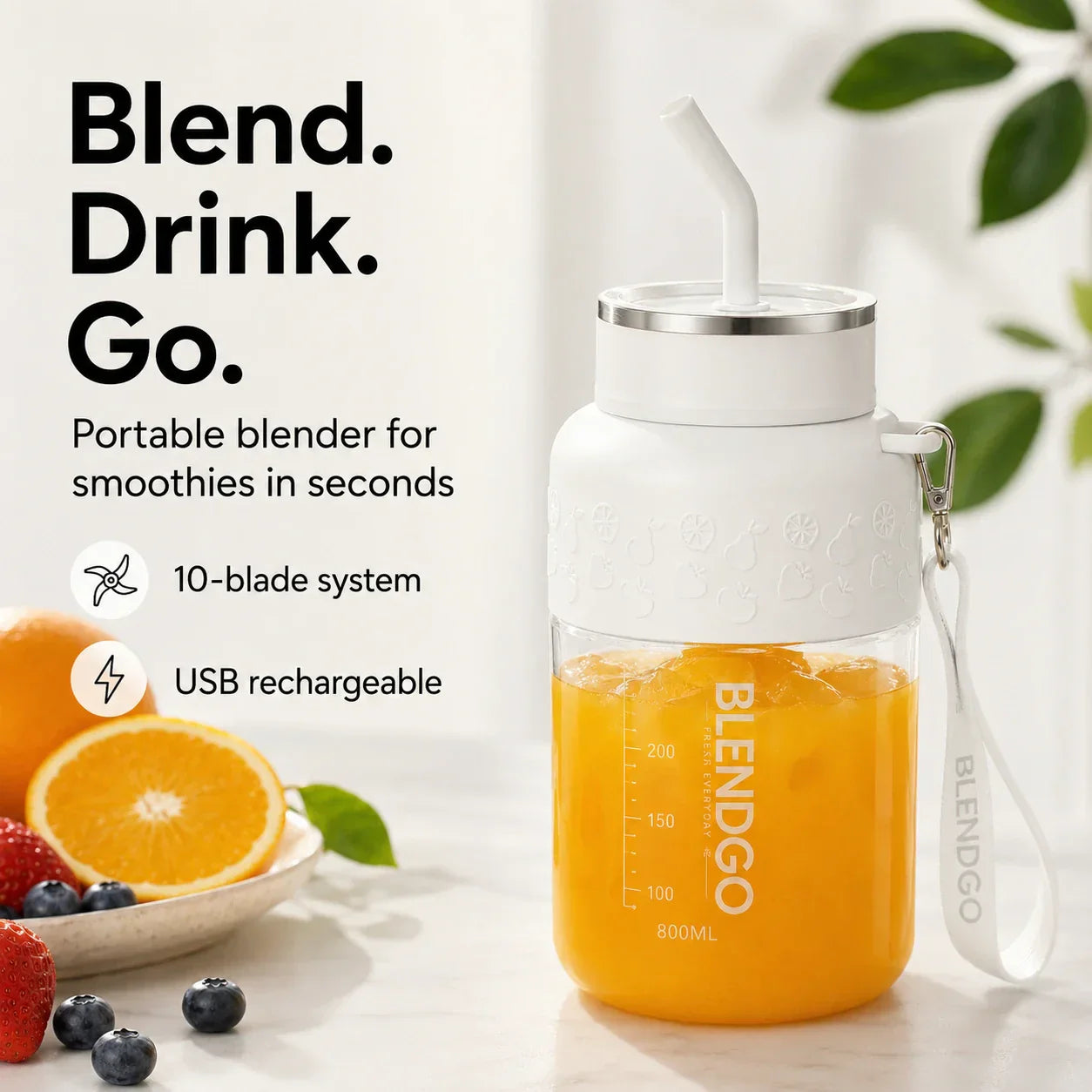 BlendGo 800 - Portable Blender