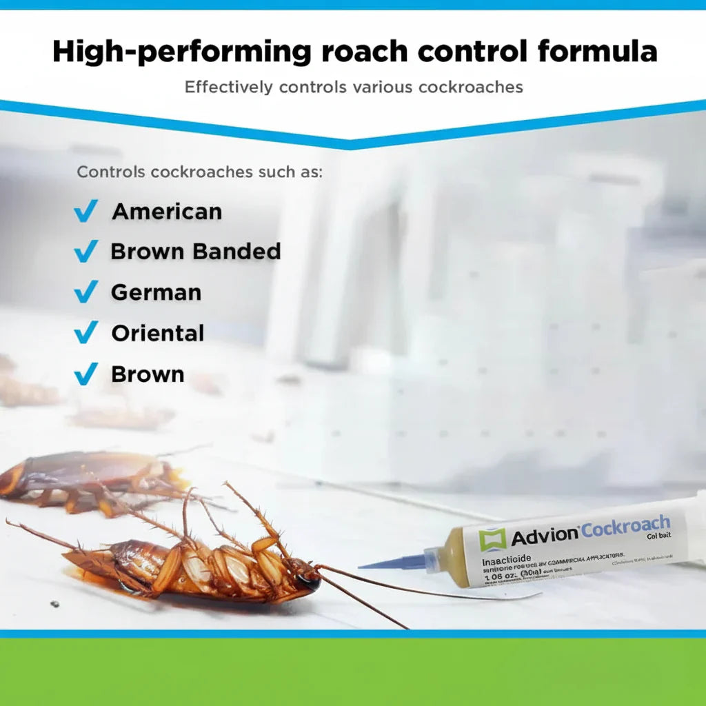 Gel Control Cucarachas Interior Jeringa Elimina Plagas Eficiente