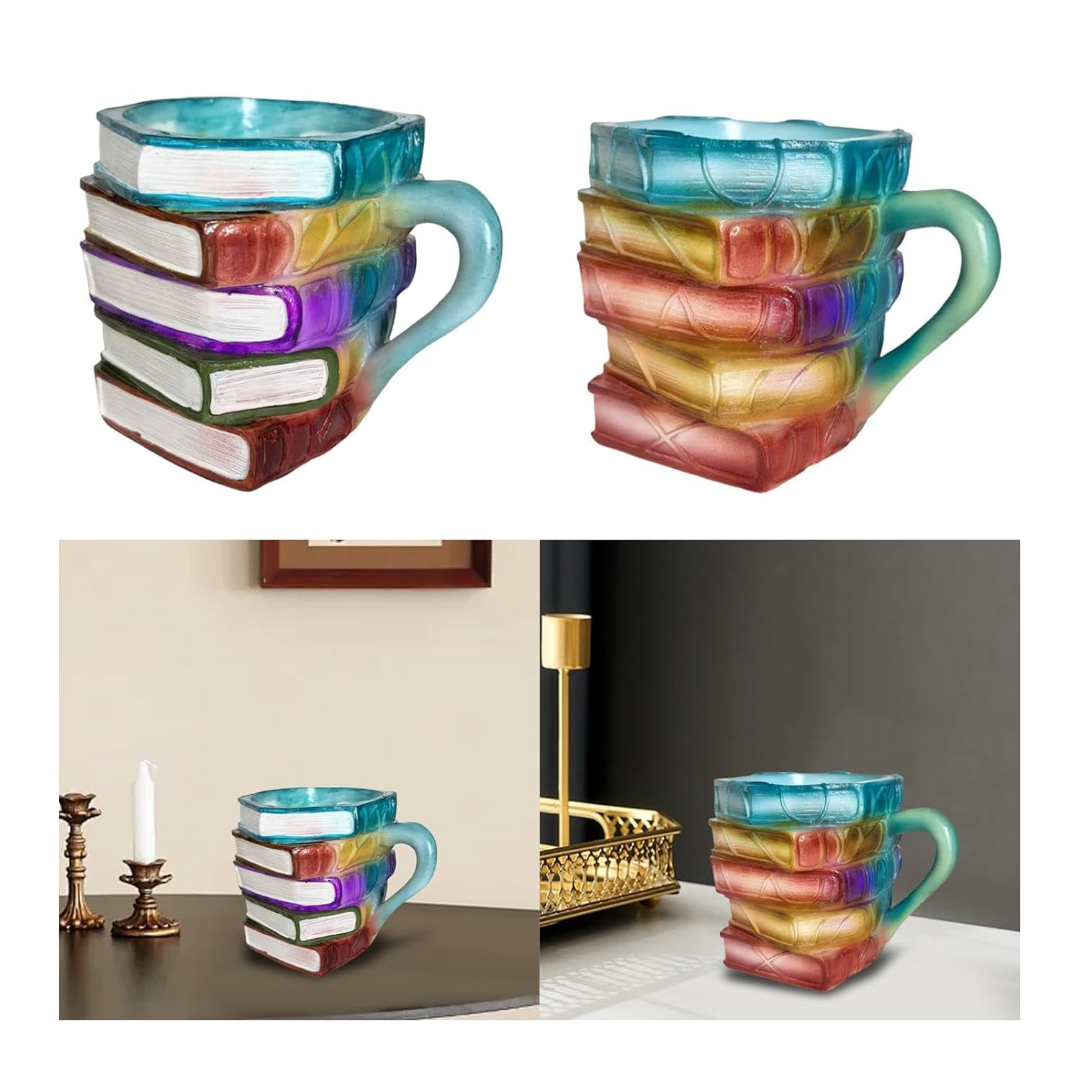 Coffee Mug Glass Book Mug Literary Style Drinkware Cup