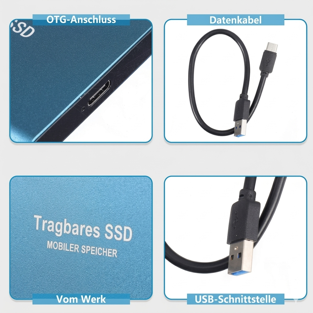 Externe SSD 2TB – Ultraschnell & Kompakt