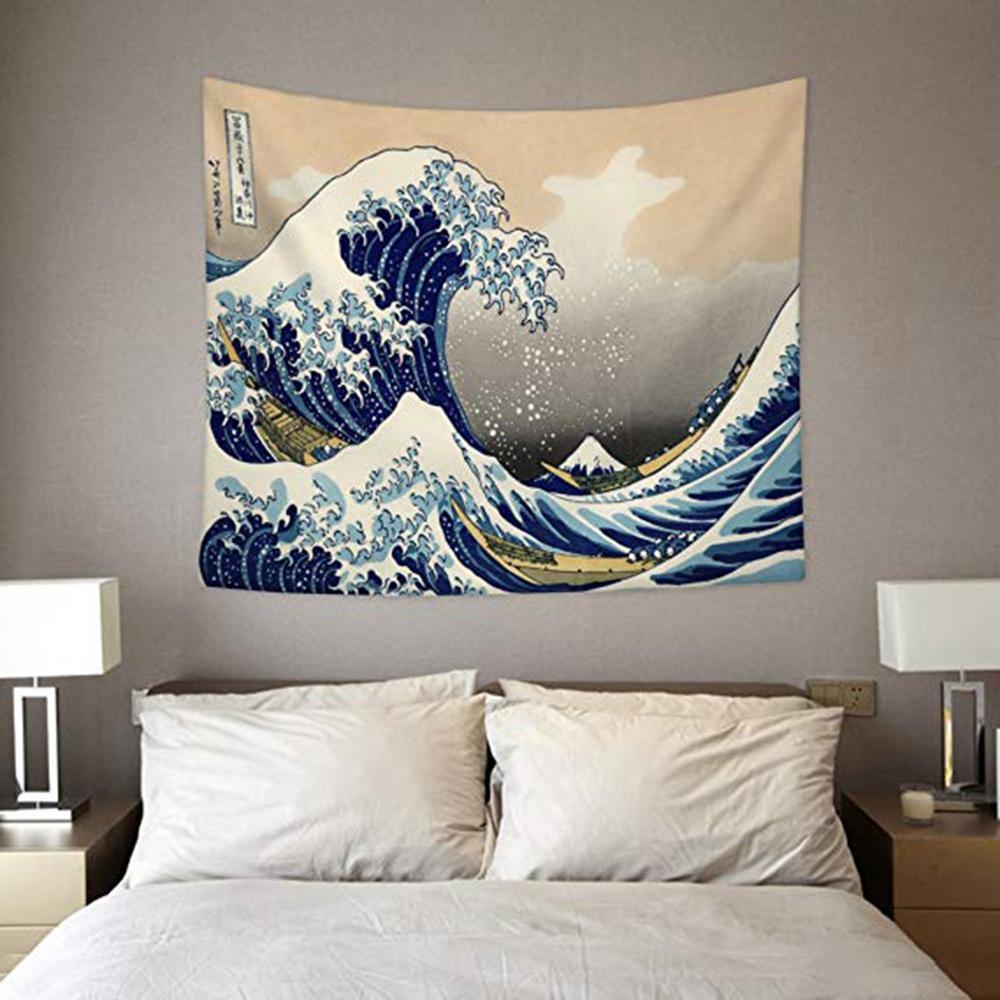 "Great Wave" of Kanagawa Tapestry | Skanto