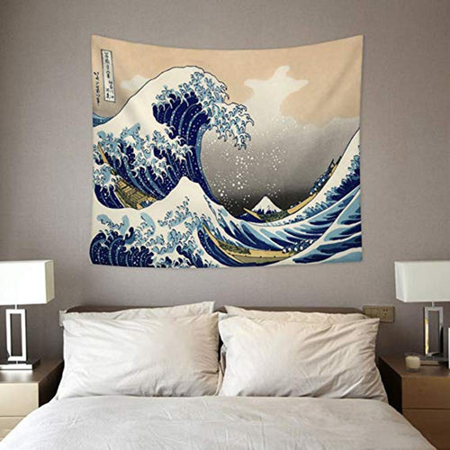"Great Wave" of Kanagawa Tapestry | Skanto