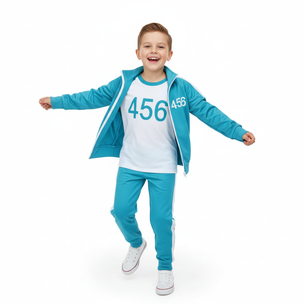 Kids Costume Tracksuit 3 Piece Dress Up Outfit Set
