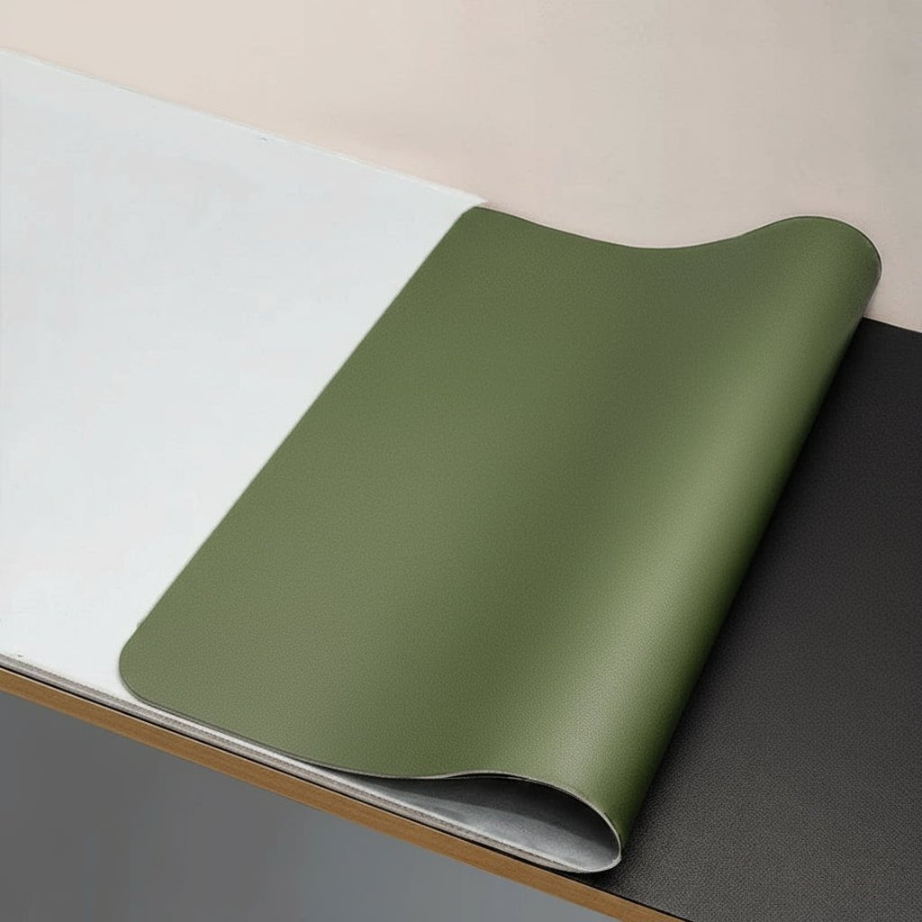 PU-Leren Bureauonderlegger met Antislip Onderkant voor Kantoor en Gaming