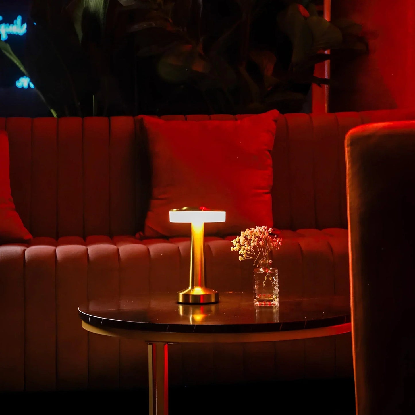 Draadloze Retro Tafellamp met Dimbaar Licht voor Restaurant en Woonkamer