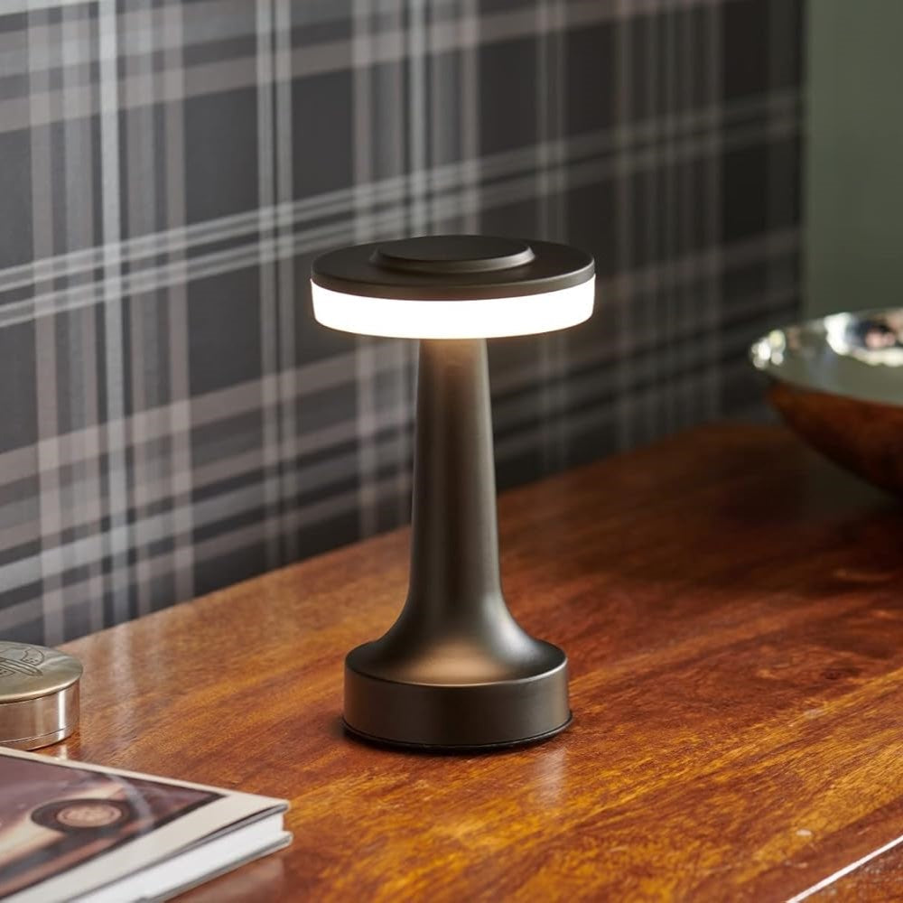 Draadloze Retro Tafellamp met Dimbaar Licht voor Restaurant en Woonkamer