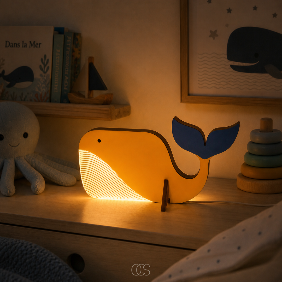 OCS - Scandinavische LED Tafellamp - Dierenlamp Voor Kinderkamer & Nachtkastje