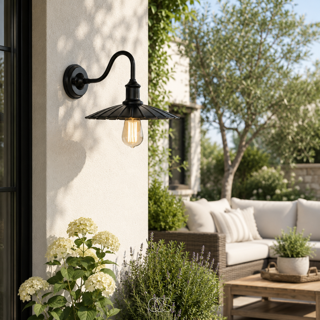 OCS - Mistique Vintage Buitenwandlamp - Retro Industriële Wandverlichting voor Gevel & Tuin