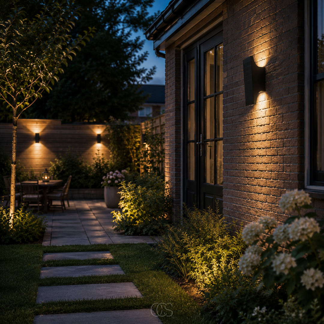 OCS - celia Solar LED Buitenwandlamp Up & Down - Automatisch aan/uit