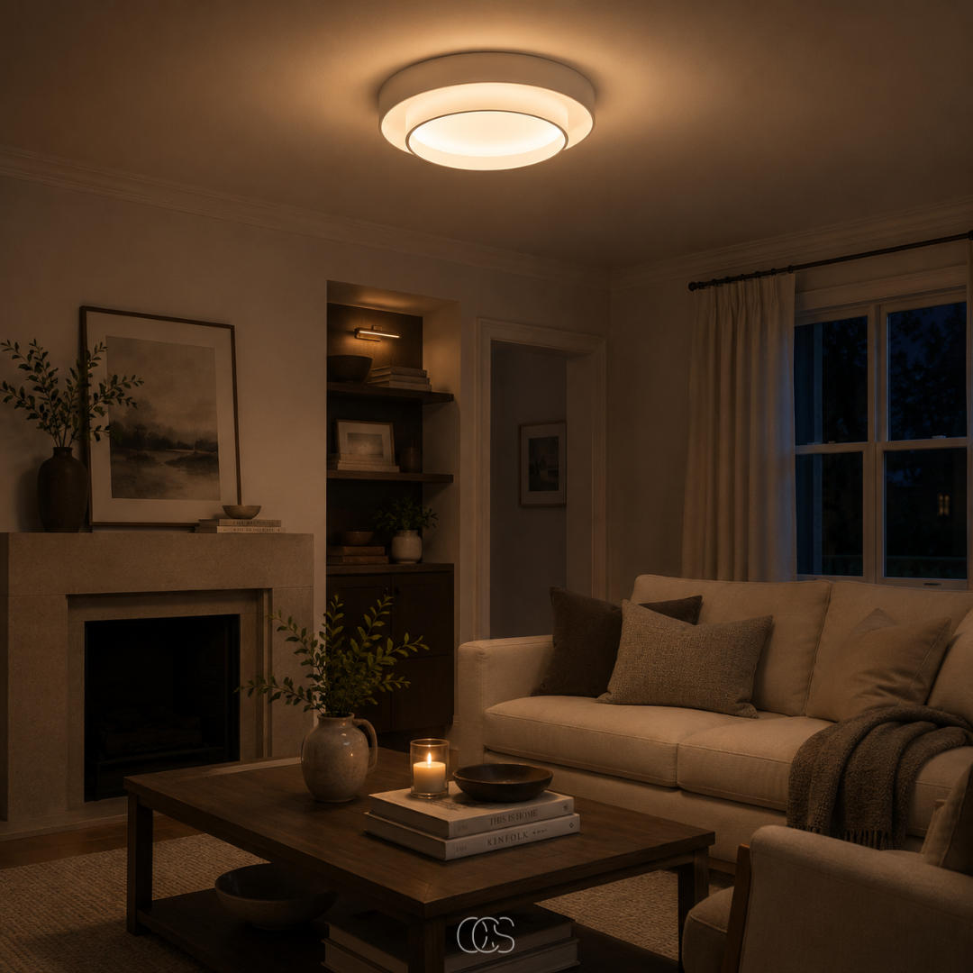 OCS - curela Moderne LED Plafondlamp - Dubbel Ring Design