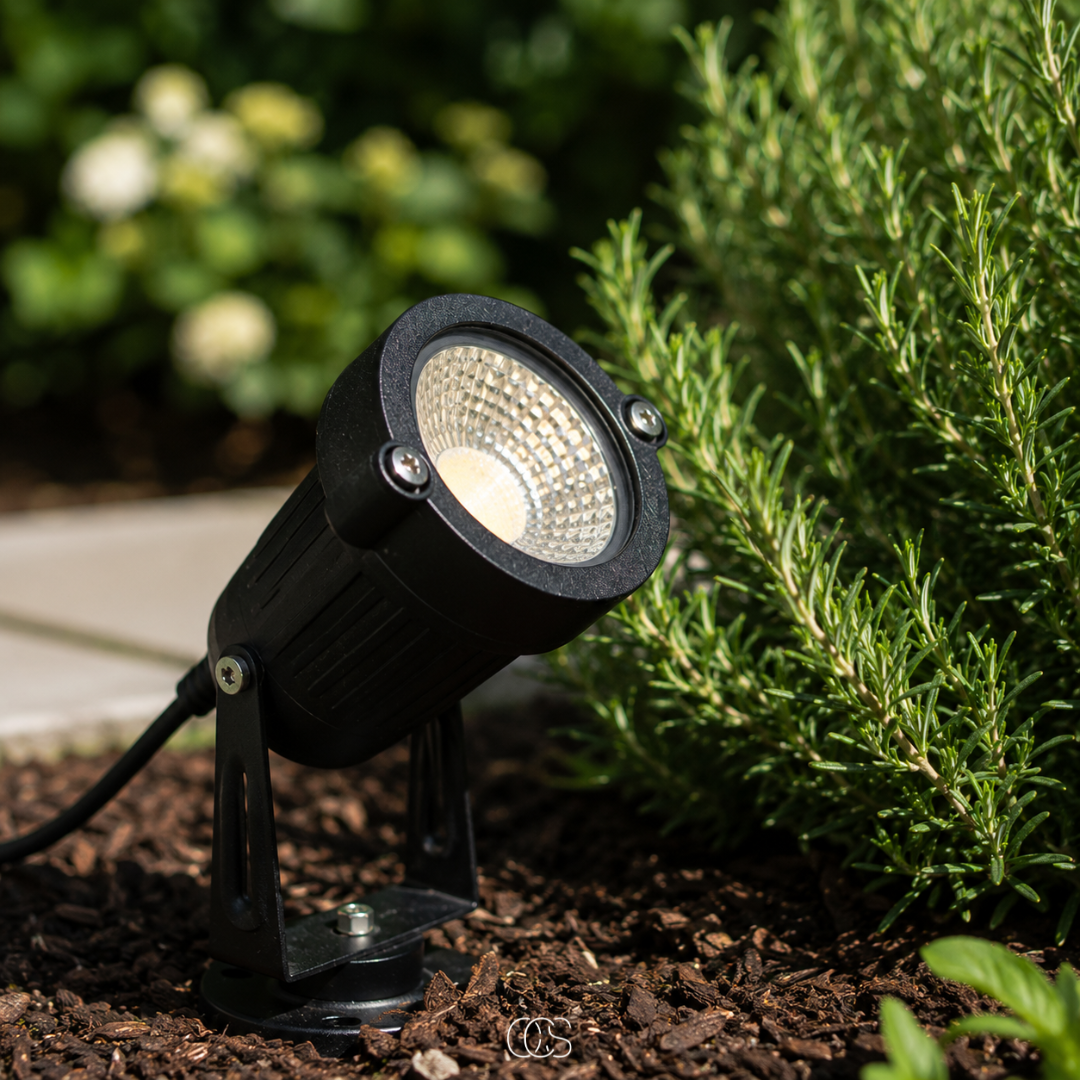 OCS - LED verstelbare Tuinspot met Grondpen - 5W IP65 Waterdichte Prikspot voor Tuin, Pad & Oprit