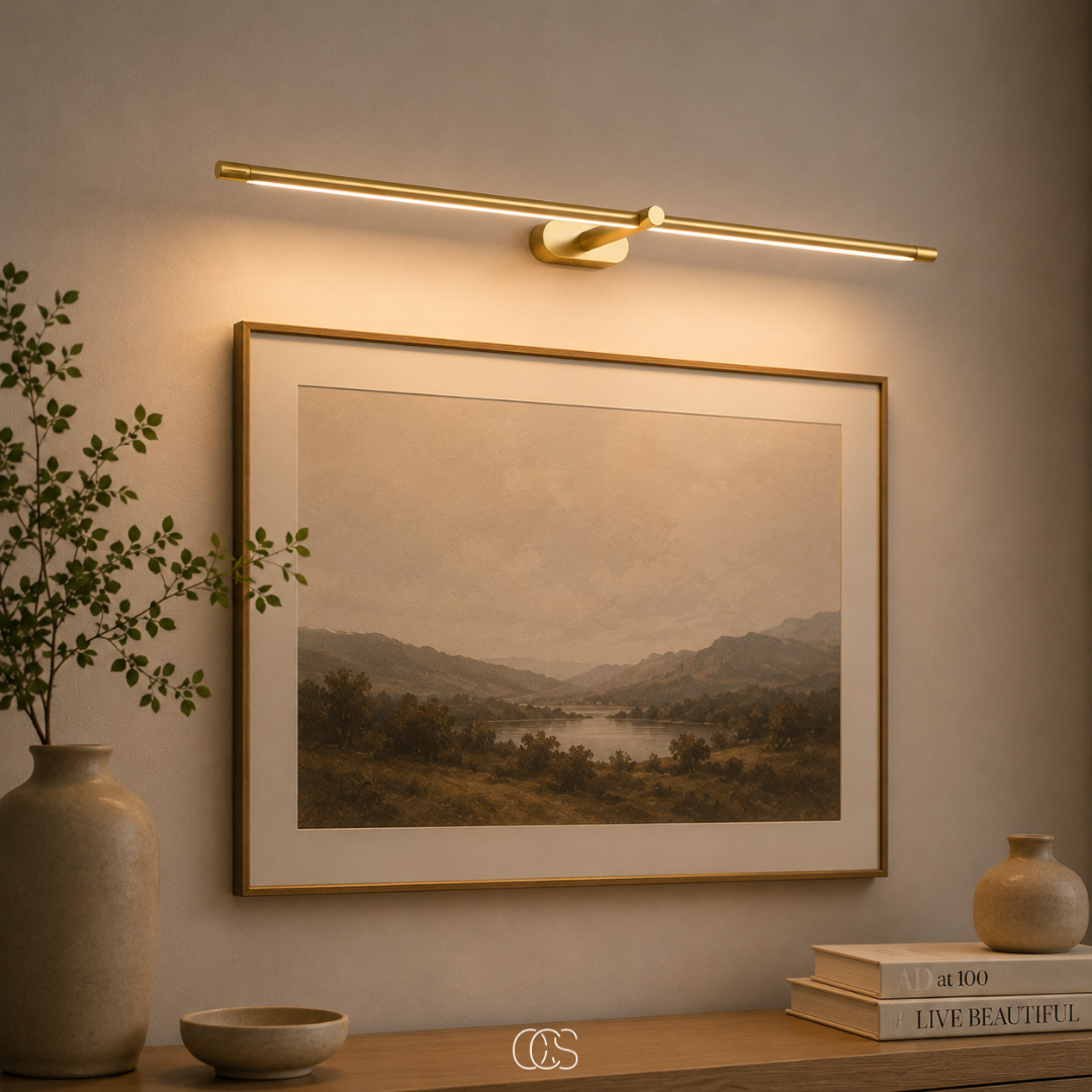 OCS - krys luxe LED Wandlamp Zwart Goud - Minimalistische Wandverlichting