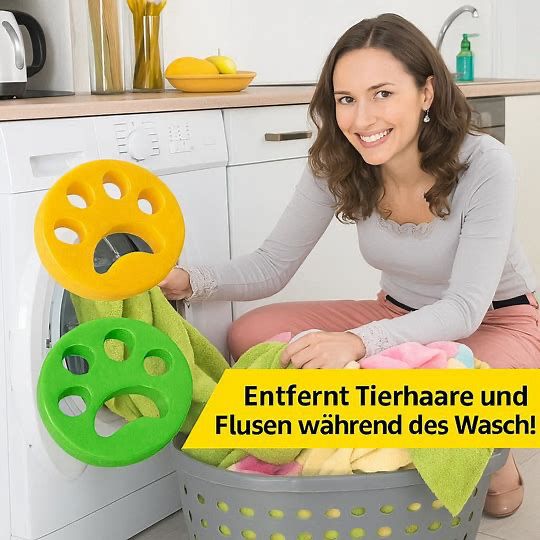 Tierhaareentferner Für Wäsche Für Alle Haustiere | 1+1 GRATIS