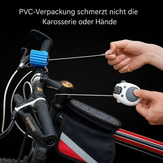 Diebstahlschutz teleskopisches Drahtschloss | 1+1 GRATIS