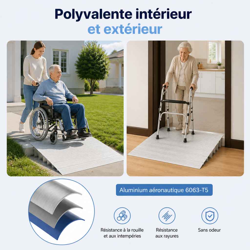 Rampe de Seuil pour Fauteuil Roulant