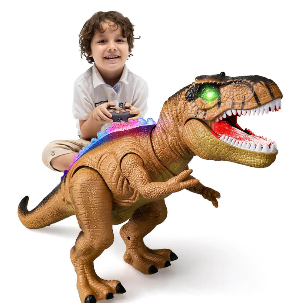 Dinosaur Toy Remote Control Walking Roaring Interactive Figure