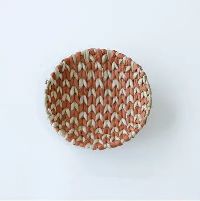 Boho Hand Woven Wall Basket Hanging Home Decorative Rustic Wall Basket Decor Pendants For Kitchen Farmhouse Table Living Room
