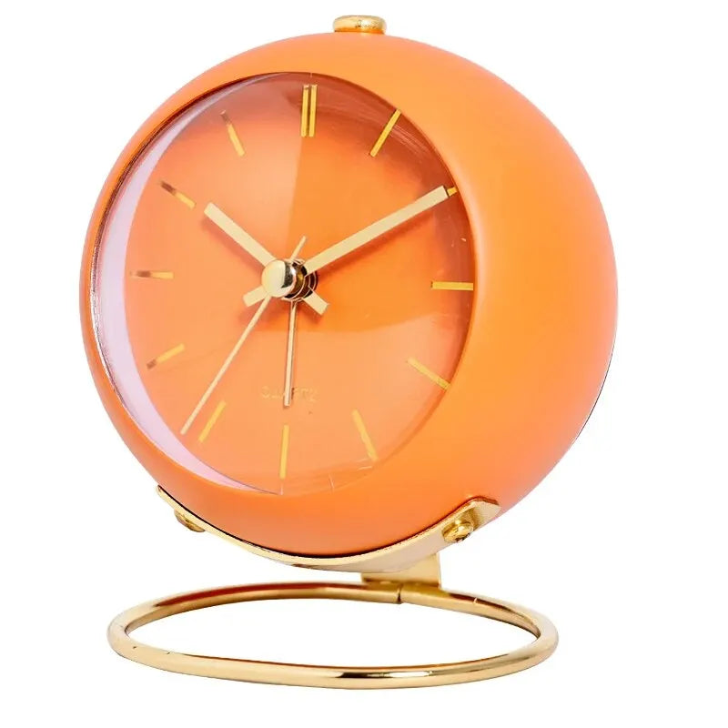 Nordic Creative Electronic Desk Clock, Minimalist Children's Alarm Clock, New Desktop Bedside Student Silent Luminous Pointer