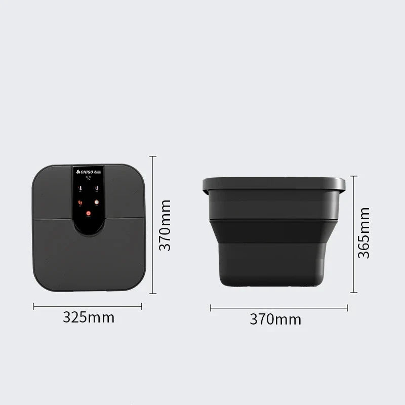 Electric Foot Bath Massager Portable with Constant Temperature Automatic Heating Multi-Function Relaxing Home Gift Idea