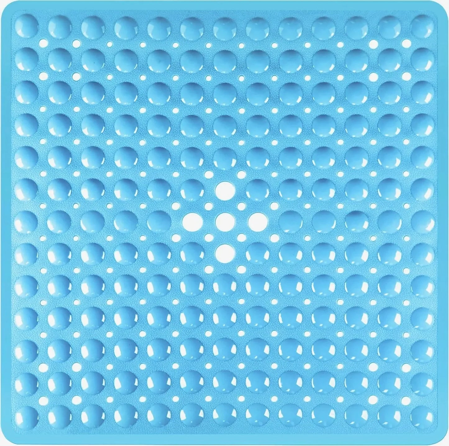 53x53cm Non Slip Shower Mat for Inside Shower Stall Mats for Bathroom Floor, Soft Bath Mat for Bathtubs with Big Suction Cups