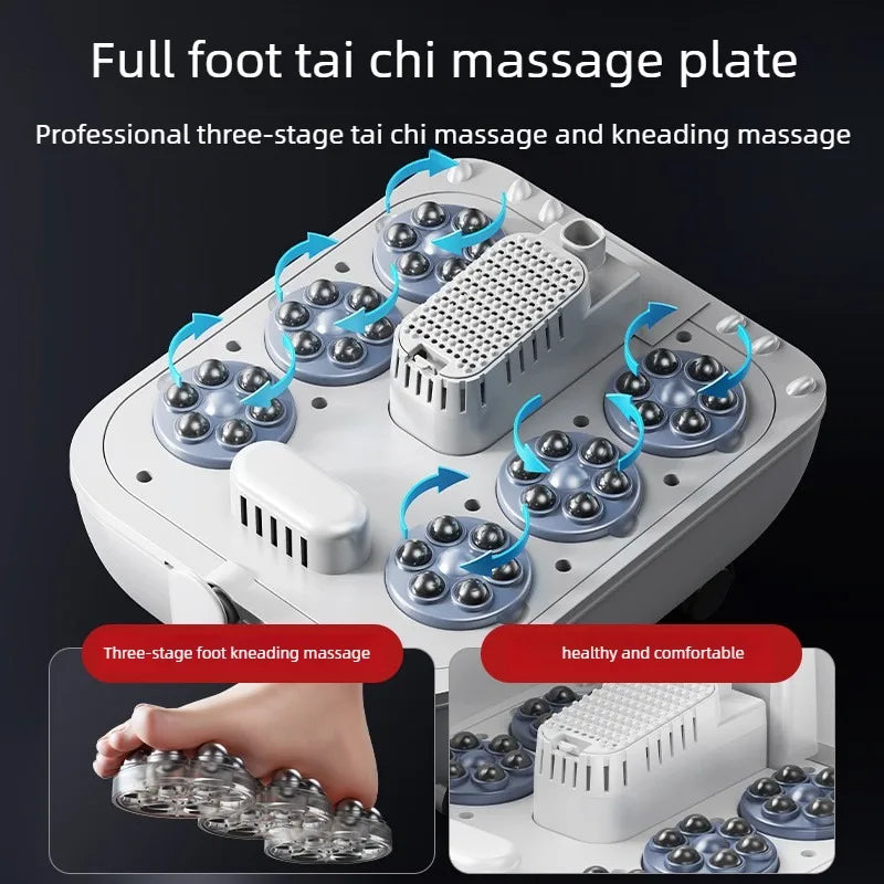 Electric Home Spa Foot Bath Basin with Heating and Constant Temperature  Fully Automatic Massage Foot Bath  with Remote Control