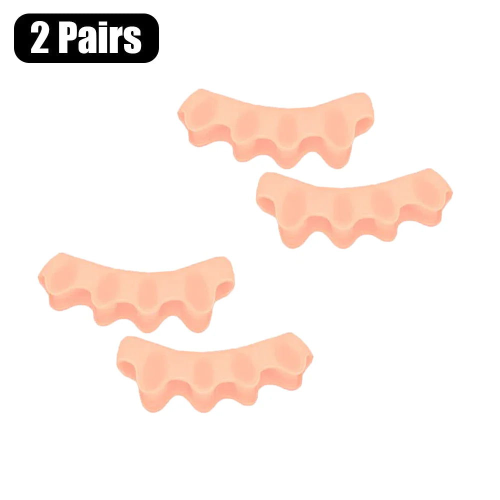 Toe Separators Doctor Recommended Correct Foot and Bunion Pain,Plantar Fasciitis Toe Straightener to Improve Functional Mobility