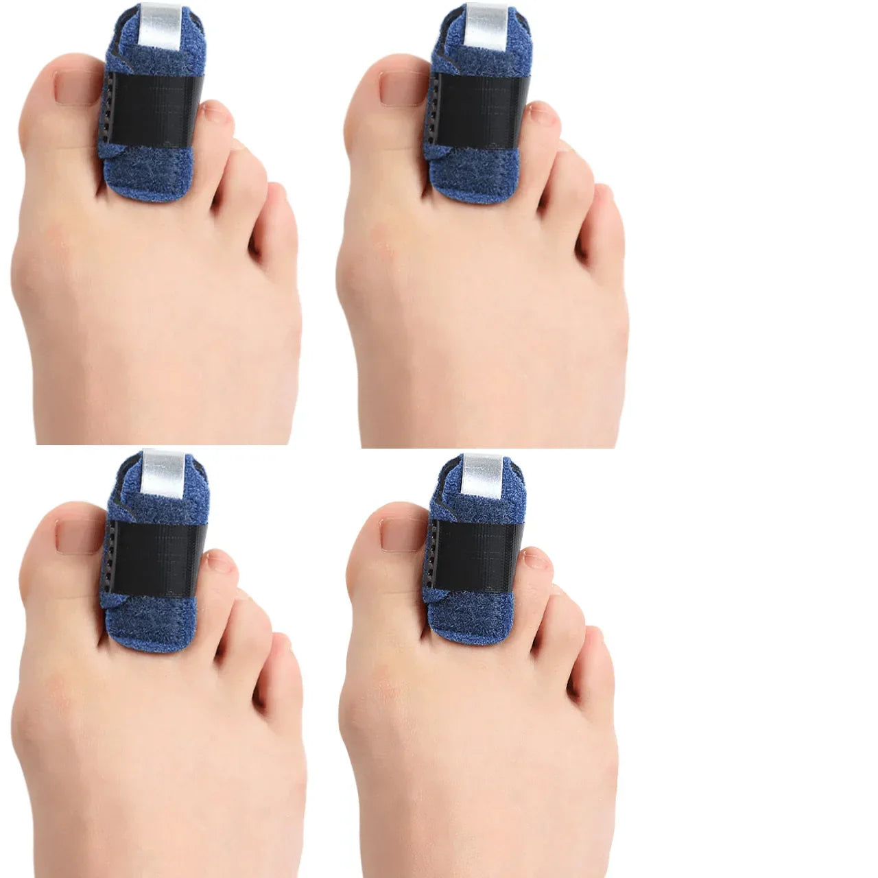 1/2/3/4Pcs Toe Splint Toes Straightener for Hammer Toe Corrector for Women Toe Brace Hammertoe Splint Toe Wrap Toe Covers Broken