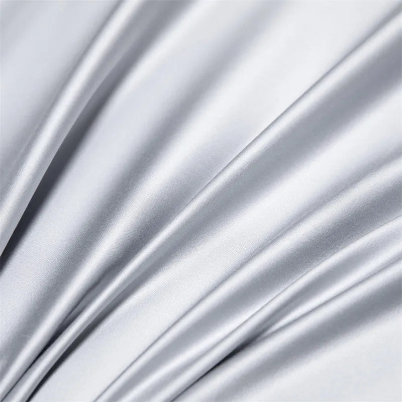 Luxury Bedding 100% Bamboo Duvet Cover 1PC Soild Colors Single Queen King Bed Cover Quilt Cover Soft Comfort Cool Summer Cooling
