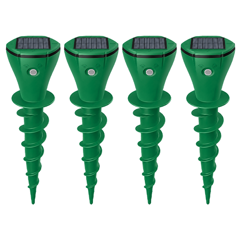 🔥Hot Sale 50% OFF☘️Vodlans™ Solar Powered Waterproof Screw Mole Repellent