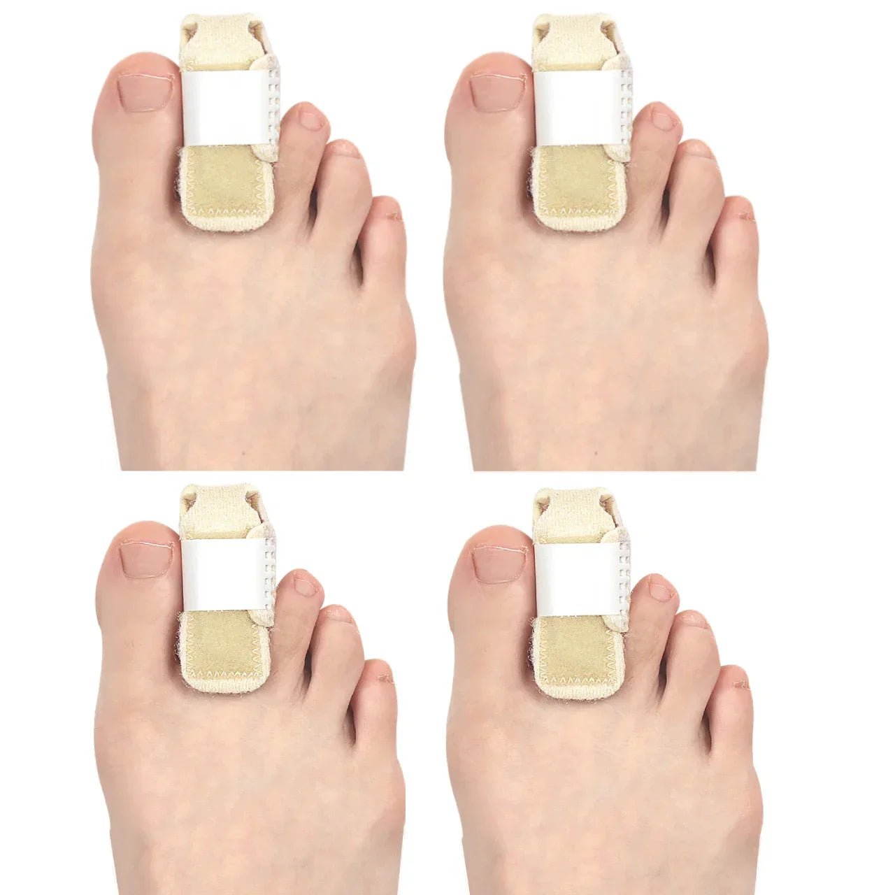 1/2/3/4Pcs Toe Splint Toes Straightener for Hammer Toe Corrector for Women Toe Brace Hammertoe Splint Toe Wrap Toe Covers Broken