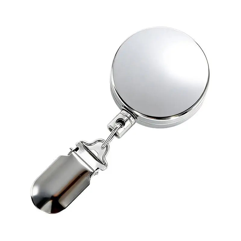 1PC No-Drill Self-Adhesive Automatic Retractable Towel Rack Wall Mounted Hand Towel Holder With Stainless Steel Cable Clamp