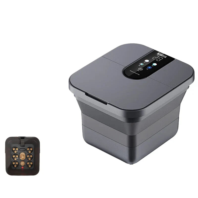 Electric Foot Bath Massager Portable with Constant Temperature Automatic Heating Multi-Function Relaxing Home Gift Idea