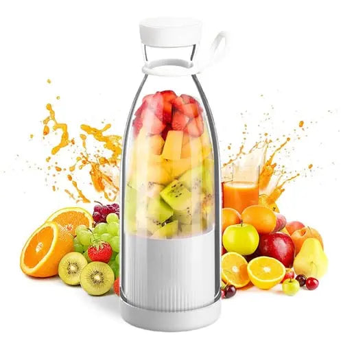Kabelloser Smoothie-Mixer to go – USB-Akku, 6 Edelstahl-Klingen, BPA-frei