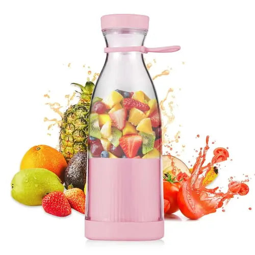 Kabelloser Smoothie-Mixer to go – USB-Akku, 6 Edelstahl-Klingen, BPA-frei