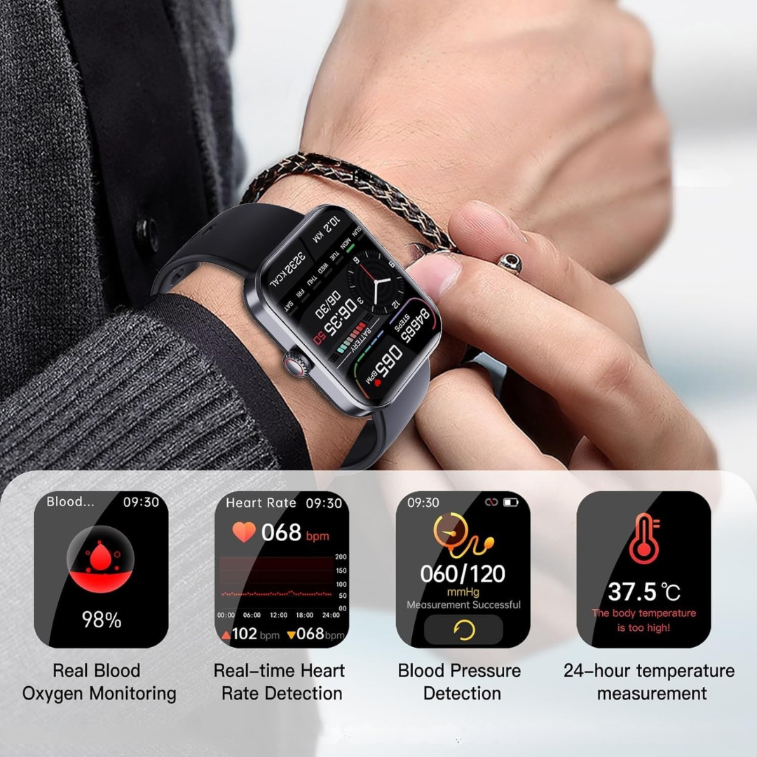 Smartwatch Fitness Tracker Bluetooth Calling Sleep Activity Watch